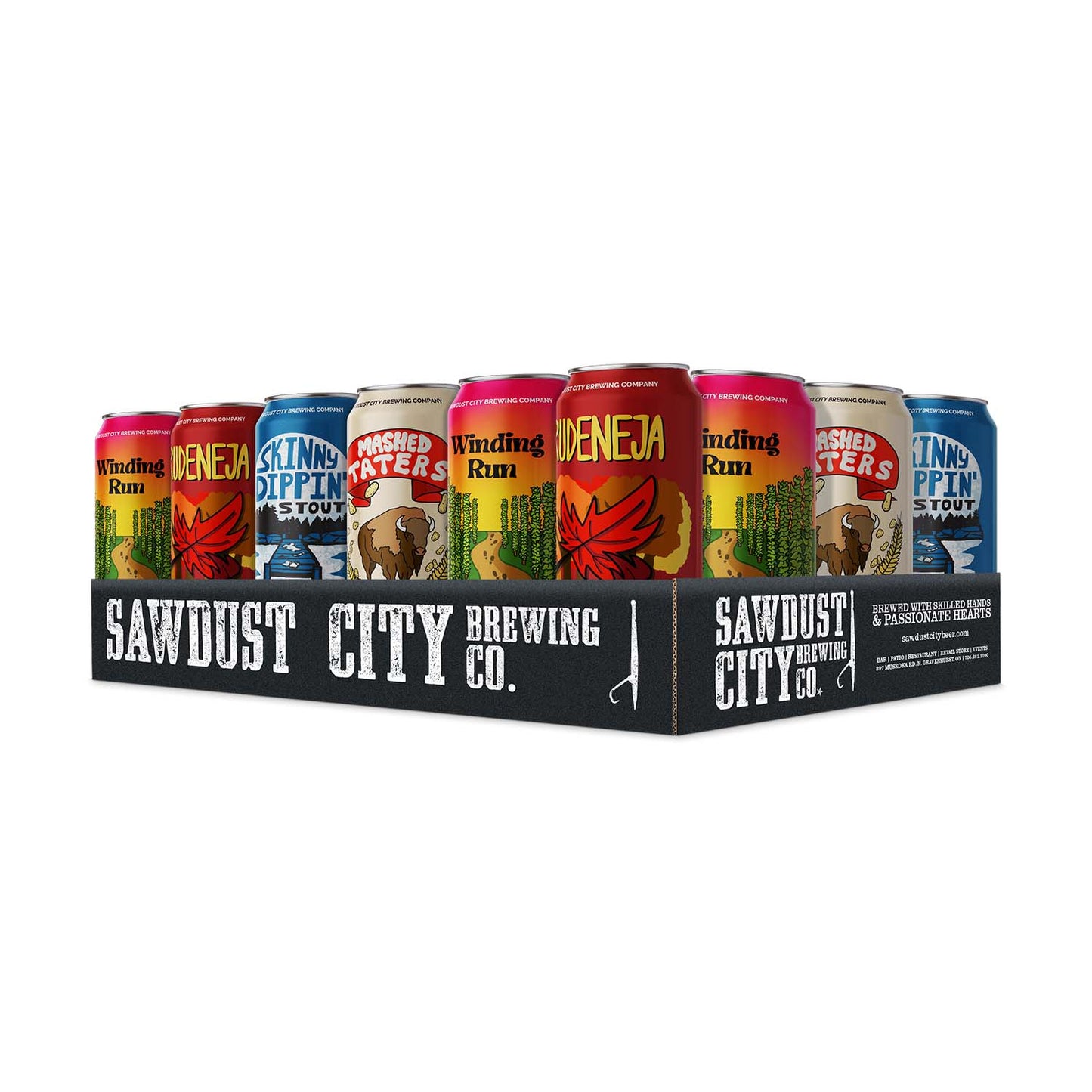 Sawdust City Funky Bunch Pack - Mixed Pack x 473ml Cans